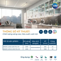 Đèn LED Bán Nguyệt Philips BN001C LED22 L600 20W PSU GM
