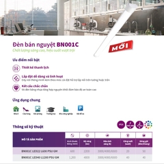 Đèn LED Bán Nguyệt Philips BN001C LED40 L1200 40W PSU GM