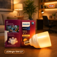 Đèn LED Bulb Philips LEDBright 15W E27 230V 1CT/12 APR