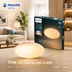 Đèn LED Ốp Trần Philips CL200 EC RD 17W 65K W HV 02 Đường kính 320 mm