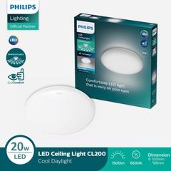 Đèn Led Ốp Trần Philips CL200 EC RD 20W 65K W HV 02 Đường kính 380 mm