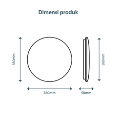Đèn Led Ốp Trần Philips CL200 EC RD 20W 65K W HV 02 Đường kính 380 mm