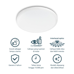 Đèn Led Ốp Trần Philips CL200 EC RD 20W 65K W HV 02 Đường kính 380 mm
