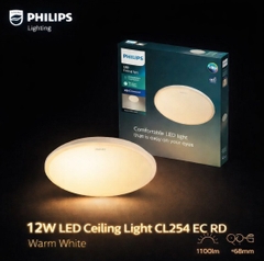 Đèn LED Ốp Trần Philips CL254 EC RD 12W HV 02 Đường kính 287 mm