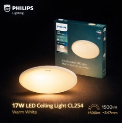 Đèn LED Ốp Trần Philips CL254 EC RD 17W HV 02 Đường kính 347 mm