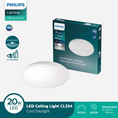 Đèn Led Ốp Trần Philips CL254 EC RD 20W HV 02 Đường kính 377 mm
