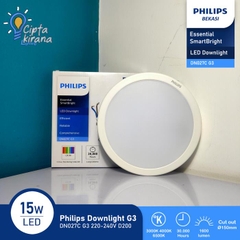 Đèn Led Ốp Trần Philips DN027C G3 LED15 15W 220-240V D200 Đường kính 200 mm
