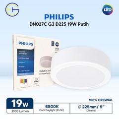 Đèn LED Ốp Trần Philips DN027C G3 LED20 19W 220-240V D225