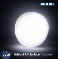 Đèn Led Ốp Trần Philips Eridani RD Surface LED18 D200 22W Đường kính 228 mm