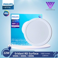 Đèn Led Ốp Trần Philips Eridani RD Surface LED18 D200 22W Đường kính 228 mm