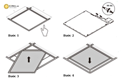 Đèn LED Panel Philips CertaFlux LED Panel 6060 MD3 42w 4000lm