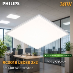 Đèn LED Panel Philips RC001B LED38 2x2 38W 595x595