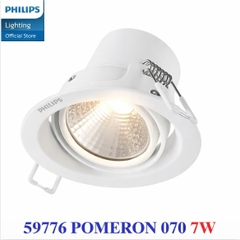 Đèn Spotlight Philips 59776 POMERON 070 7W WH recessed LED