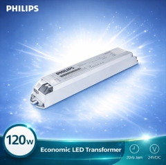 Nguồn cho Đèn LED Dây Philips Economic LED Transformer 120W 24VDC