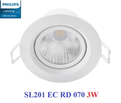 Đèn Spotlight Philips SL201 EC RD 070 3W 40K W HV 1A 01