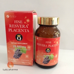 Fine Resvera Placenta - Giúp cân bằng Hormone, phục hồi sự trẻ trung của cơ thể
