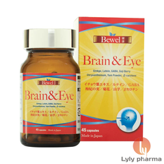 Viên uống bổ não, sáng mắt Waki Bewel Brain & Eye 45 viên/lọ