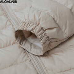 Áo khoác lông vũ ALGALV.6 màu sữa