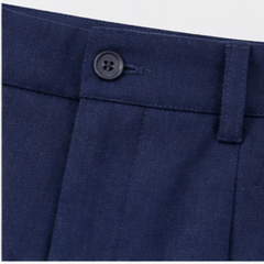 Quần âu nam công sở cao cấp Aligro ALGO1065 màu navy kẻ xanh