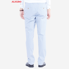 Quần kaki nam cao cấp Aligro ALGK031 co giãn 4 chiều màu xanh nhạt