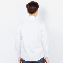 Áo sơ mi trắng dài tay công sở nam dáng Slim mã ALGS096