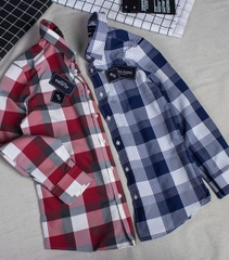 Áo sơ mi dài tay công sở cao cấp Aligro ALGS161 dáng Slimfit kẻ caro nhiều màu