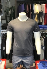 Áo thun nam cổ tròn ngắn tay cao cấp Aligro ALGAPC047 chất liệu cotton form SLIMFIT màu nâu