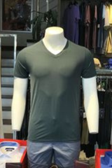 Áo phông nam cộc tay cổ tim Aligro mã ALGAPC056