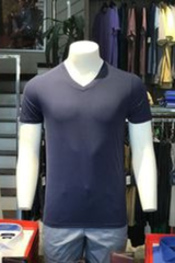 Áo phông nam cộc tay cổ tim Aligro mã ALGAPC057
