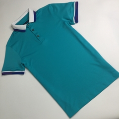 Áo phông nam cộc tay Aligro màu xanh ngọc APLOUA008