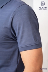 Áo polo golf nam màu xanh navy Aligro ALGPLO82