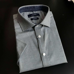Áo sơ mi cộc tay công sở nam Slim ALGS-C76