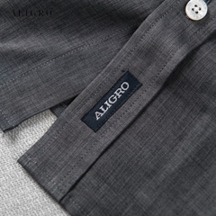 Áo sơ mi dài tay công sở cao cấp Aligro ALGS159 dáng Slimfit màu xám