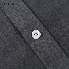 Áo sơ mi dài tay công sở cao cấp Aligro ALGS159 dáng Slimfit màu xám