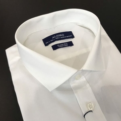ÁO SƠ MI NAM TRẮNG DÀI TAY ALIGRO DÁNG SLIMFIT MÃ ALGS200