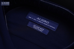 Áo sơ mi dài tay tím than ALGS173
