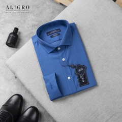Áo sơ mi dài tay Blue chấm trắng ALGS199