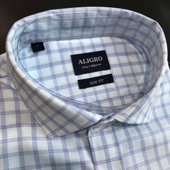 Áo sơ mi dài tay công sở dáng Slim mã ALGS168