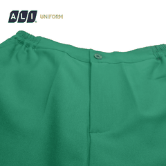 Bộ Scrubs bác sĩ cổ tim, quần áo phòng mổ, đồng phục điều dưỡng spa chất vải kaki chun hàn màu xanh 151 BV.CA.BKTV.KK.4