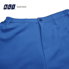 Bộ Scrubs bác sĩ cổ tim, quần áo phòng mổ, đồng phục điều dưỡng spa chất vải kaki chun hàn màu xanh 177 BV.CA.BKTV.KK.2