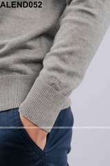Áo len cổ tròn Aligro ALEND052 - màu xám nhạt