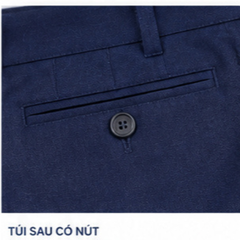 Quần âu nam công sở cao cấp Aligro ALGO1065 màu navy kẻ xanh