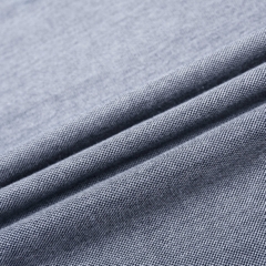 Áo polo nam ngắn tay cao cấp Aligro ALGPLO92 chất liệu 100% cotton form SLIMFIT phối 2 màu sợi ghi-navy