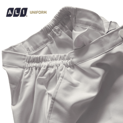 Quần blouse, quần blue trắng cạp chun chất vải kaki chun hàn cho bác sĩ, dược sĩ, nhân viên y tế Aligro BV.CA.QBLU.KK