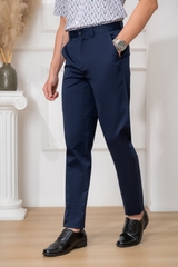 Quần kaki nam công sở cao cấp Aligro ALGK071 co giãn 4 chiều màu xanh cẩm