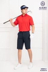 Quần short mogway màu navy kẻ nhỏ QSMOG.1