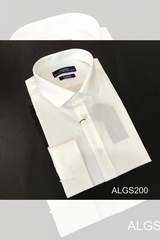 ÁO SƠ MI NAM TRẮNG DÀI TAY ALIGRO DÁNG SLIMFIT MÃ ALGS200