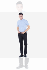 Áo sơ mi cộc tay công sở nam Slim ALGS-C42