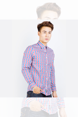 Áo sơ mi dài tay công sở nam dáng Slim mã ALGS102