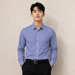 Áo Sơ Mi Nam Dài Tay ALIGRO LEVIN Chất liệu Bamboo Thoáng Mát, Hạn Chế Nhăn, Dáng Slim Fit VL006